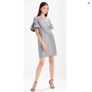 Banana Republic Striped Structured Sleeve Dress
